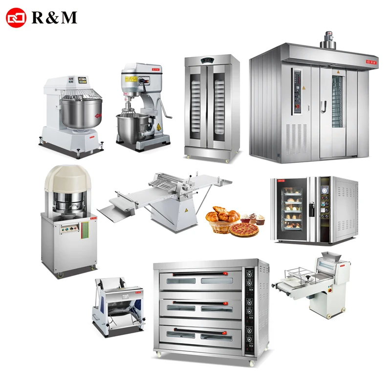 Electric gas cheap bakery equipment for sale in South Africa Ghana Trade A German Canada bread manufacturing plant make machine