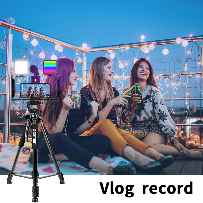 Vlogging Starter Smartphone Phone Kit Lighting Hands Free Blog Youtube Camera For Type C Travel Beginners Vlogging Kit