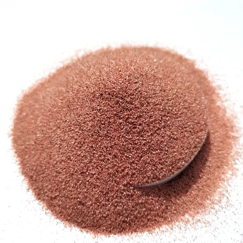 
LM Pink Sea Garnet sand 30-60 mesh for wet sandblasting with high efficiency 