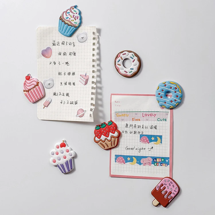 Personalized Custom Cake 3D Magnets For Fridge Souvenir Cartoon Decoration PVC Fridge Magnet Buy Online