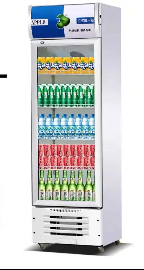 Glass Door Pepsi Beverage Cooler Commercial Display Freezer Refrigeration Equipment