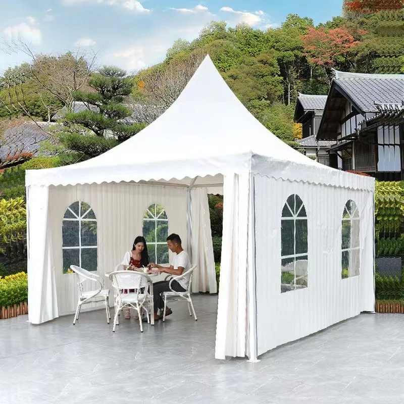 Car Show Activities Tent Camping Stalls Four Corner Advertising Tent Rain Umbrella Wedding Tent
