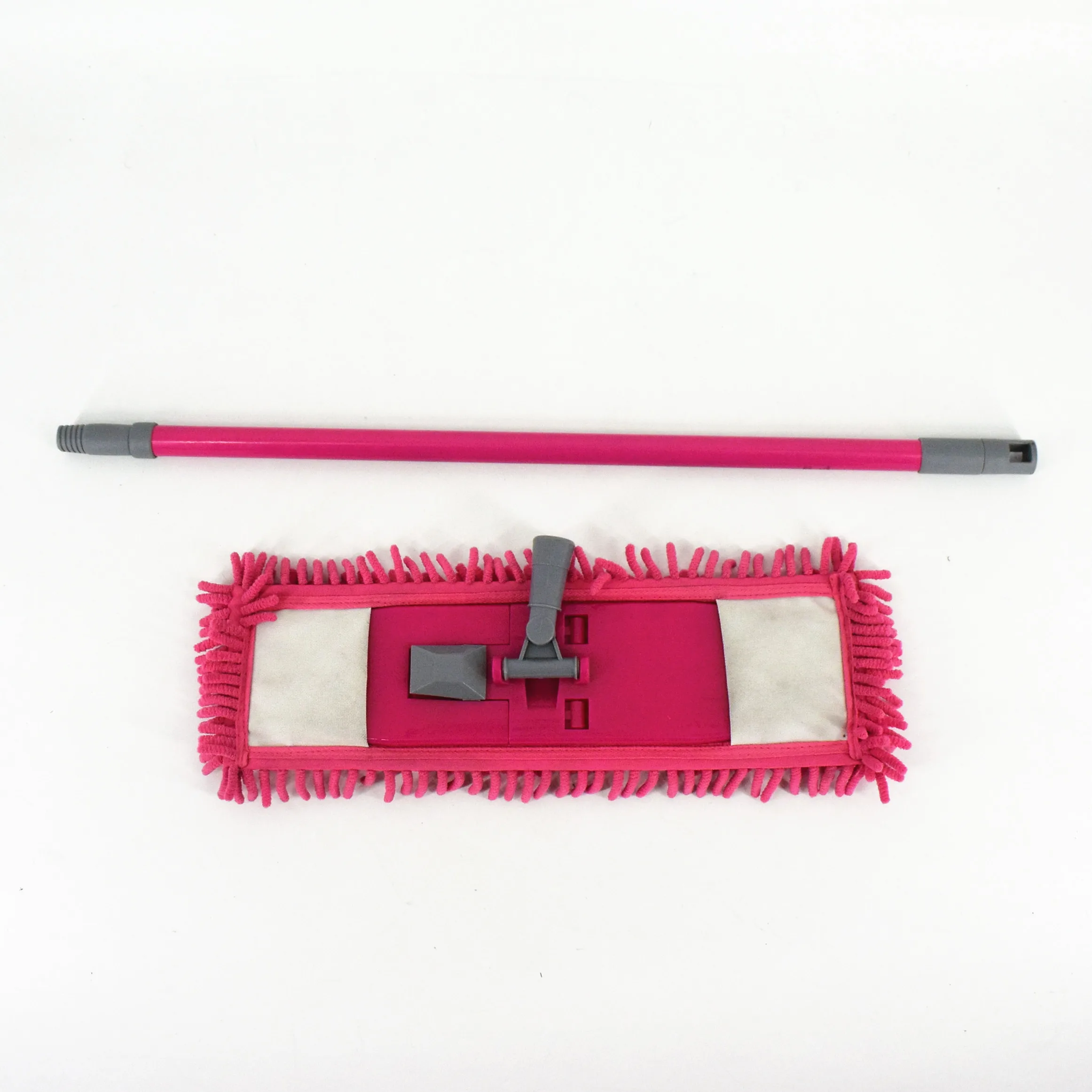 
popular microfiber chenille floor cleaning mop with extendable metal handle 