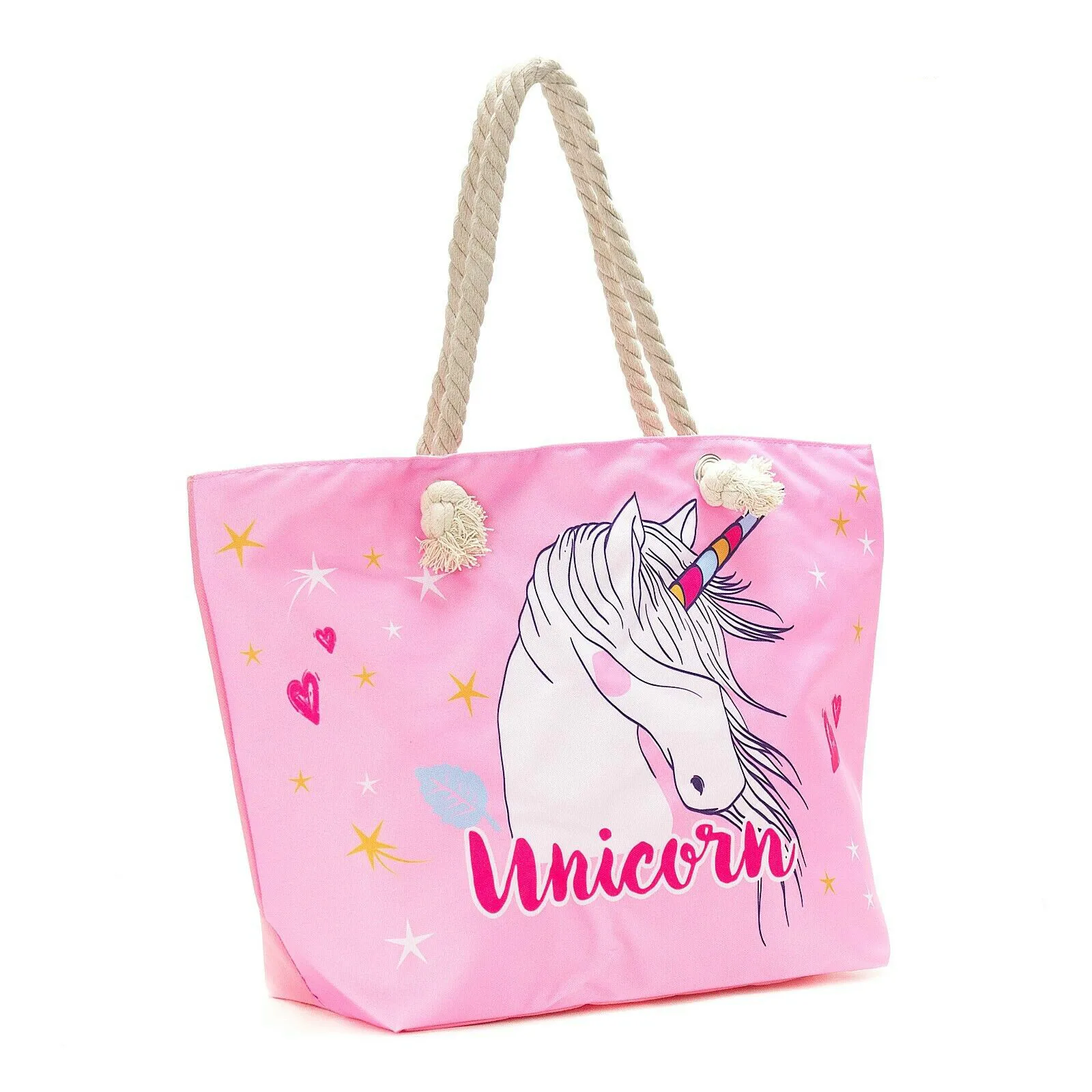 Wholesale Women Thick  Fabric Long Strap Big Shoulder Beach Canvas Tote Bag With Rope Handle