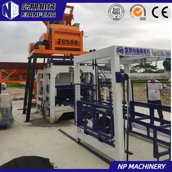 QT12-15D полностью автоматическая машина для производства кирпича в Эфиопии