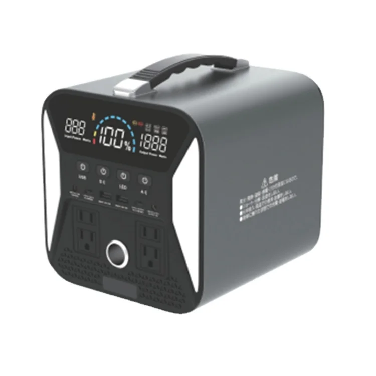 2021 Новые товары, аварийная портативная электростанция, мобильный литиевый аккумулятор с 110 В/1100 Вт