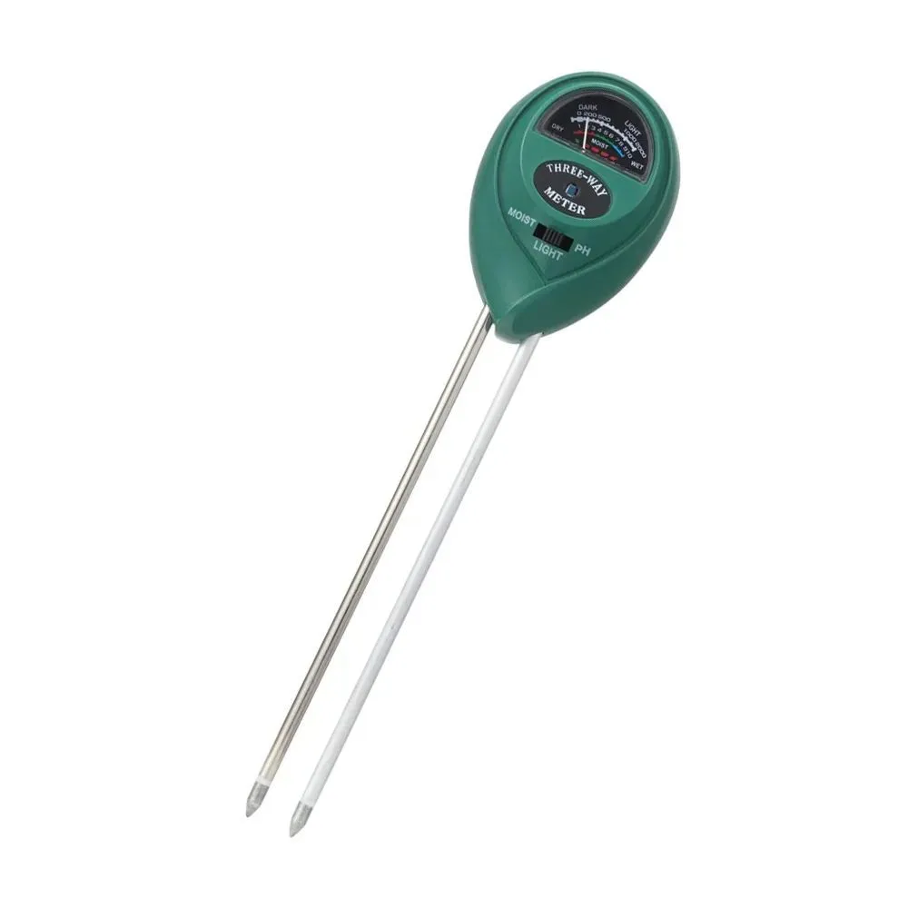 3-in-1 Soil Detector Garden Greenhouse Plant Flower Vegetable Soil Moisture Meter Light Intensity Humidity Meter PH Meter