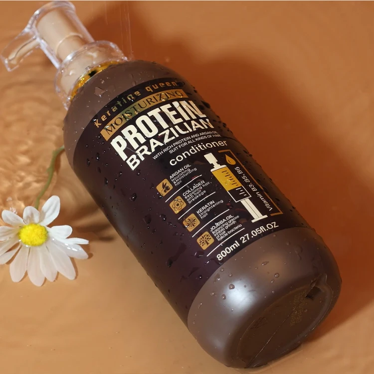 800ml Wholsaele Price Biotin Protein Curly Hair Care Hydration Shampoo Conditioner Hair Mask Serum Oil Set