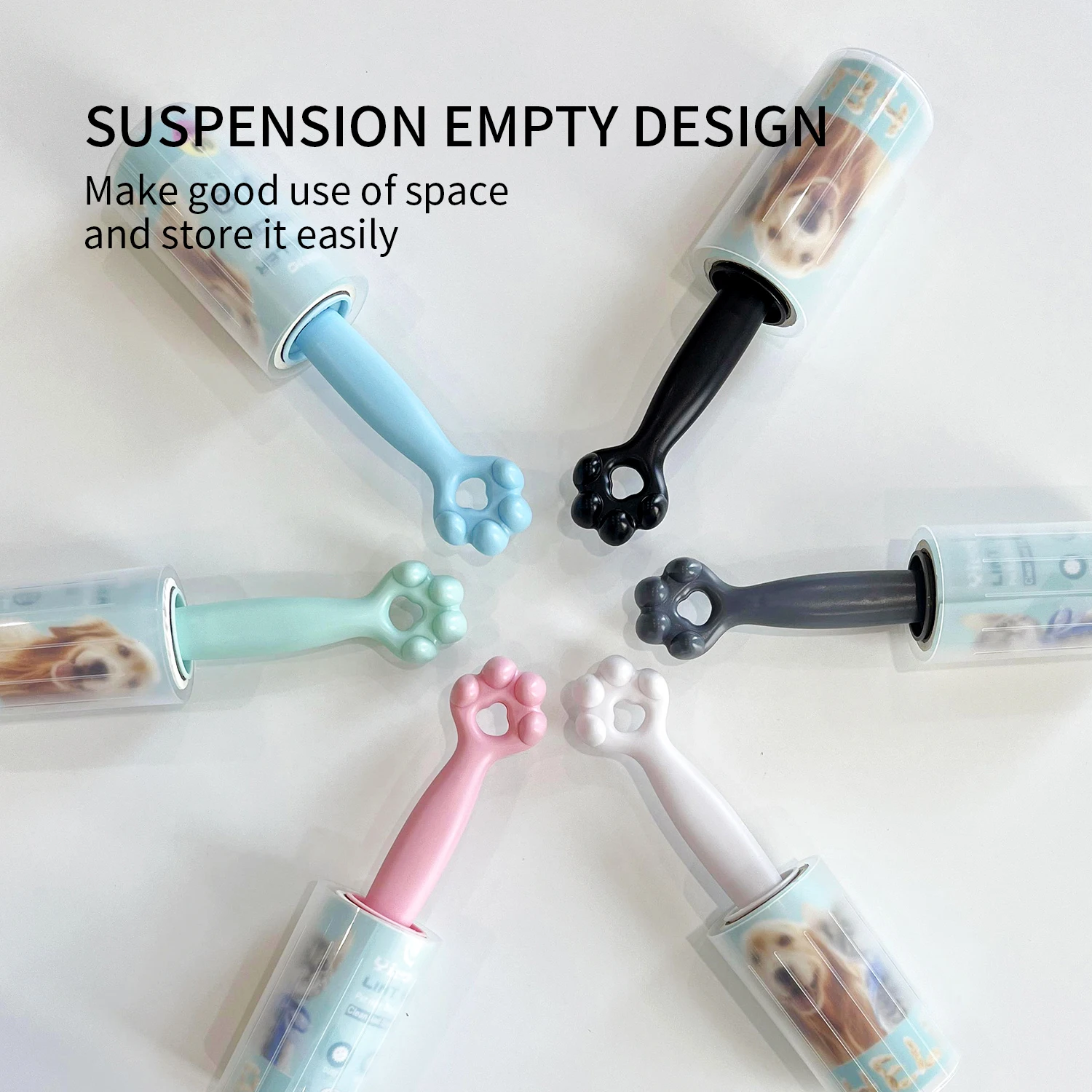 Extra Sticky Reusable Lint Pet Cleaning Lint Plastic Pet Hair Remover Roller