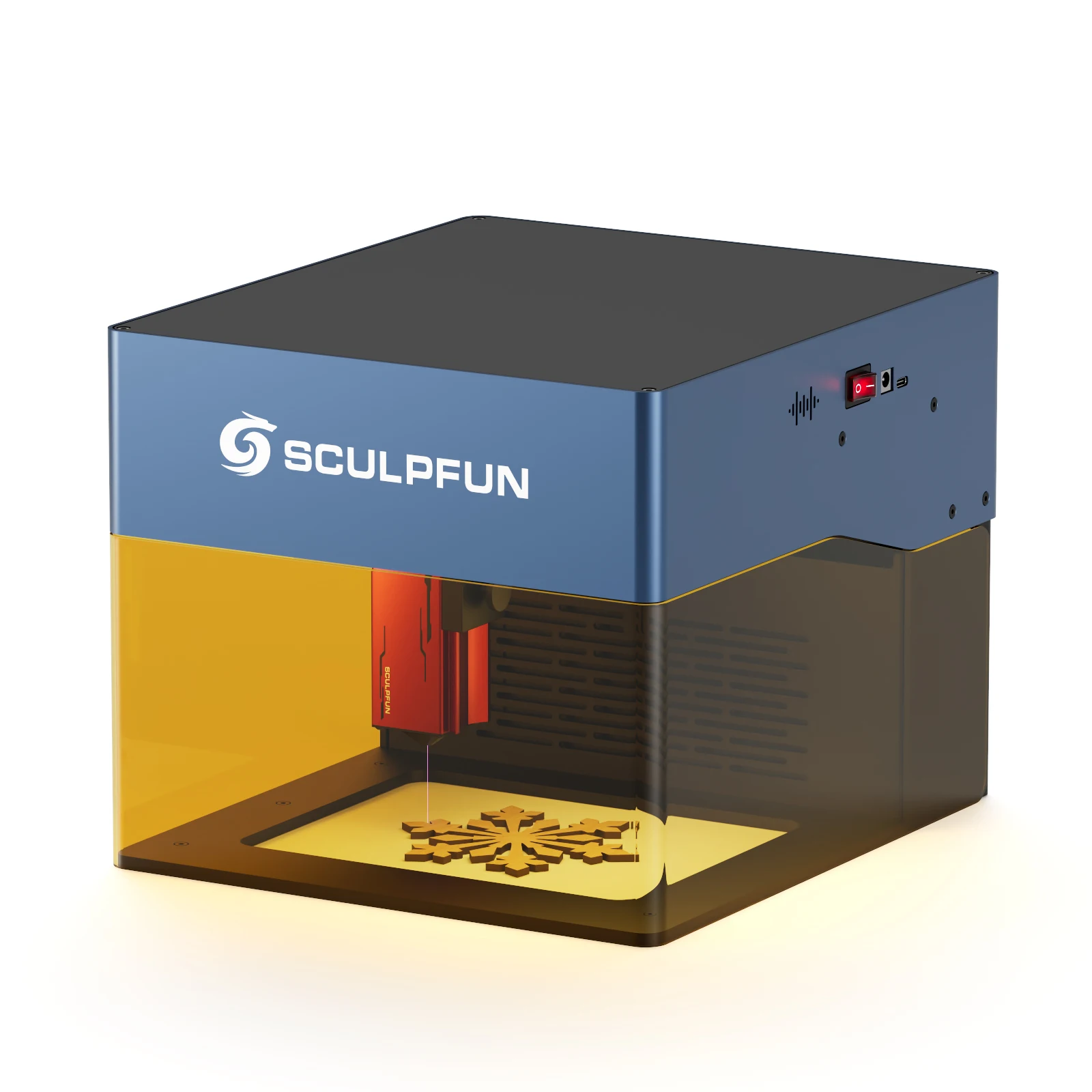 SCULPFUN iCube 3 Вт лазерный гравер небольшой мини резак и гравировальный станок