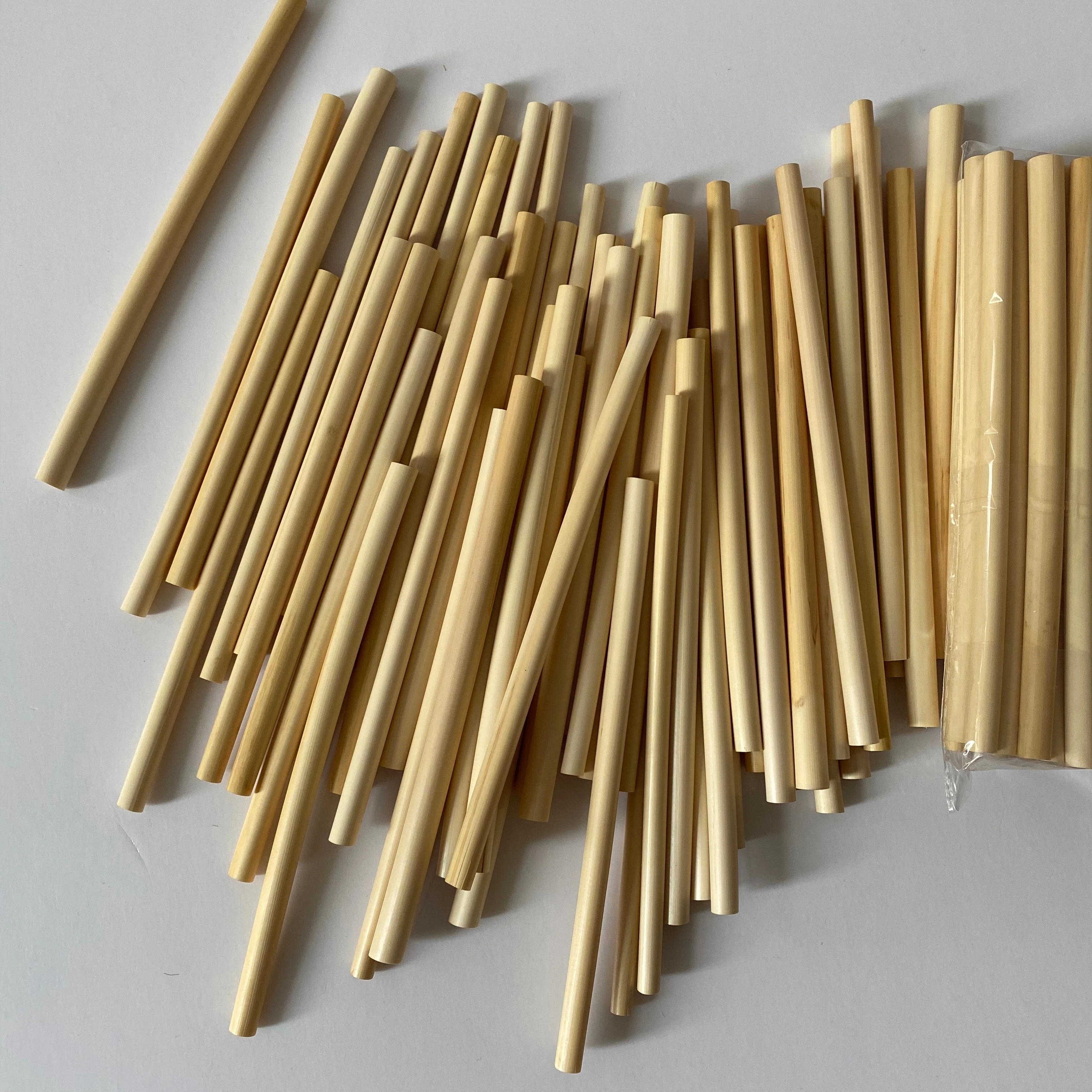 Natural Biodegradable Compostable Sustainable Organic Sorbete De Cana Cocktail Drinking Cane Bagasse Reed Straw