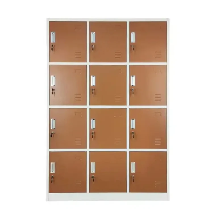 12 door Compartment Metal Locker changing Room clothes Storage Cabinet Steel Storage Cabinet Staff Gym School Locker