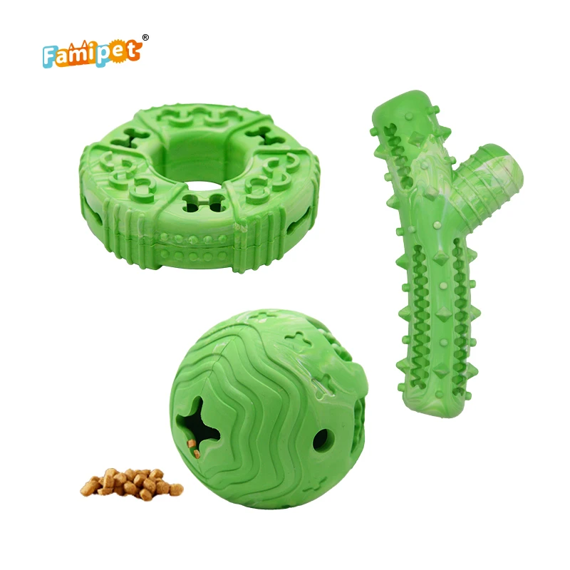 Famipet Wholesale Design Tough Durable Natural Rubber Pet Chew Toy Indestructible Dog Toy for Aggressive Chewers