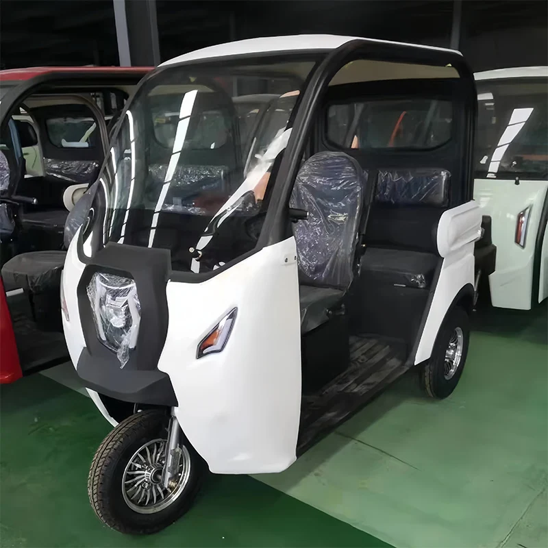 Factory Big Power Electric Tricycle Enclosed Body 3 Wheels Electric Scooter For Passenger without Door 60V Cargo Closed Eec 4M