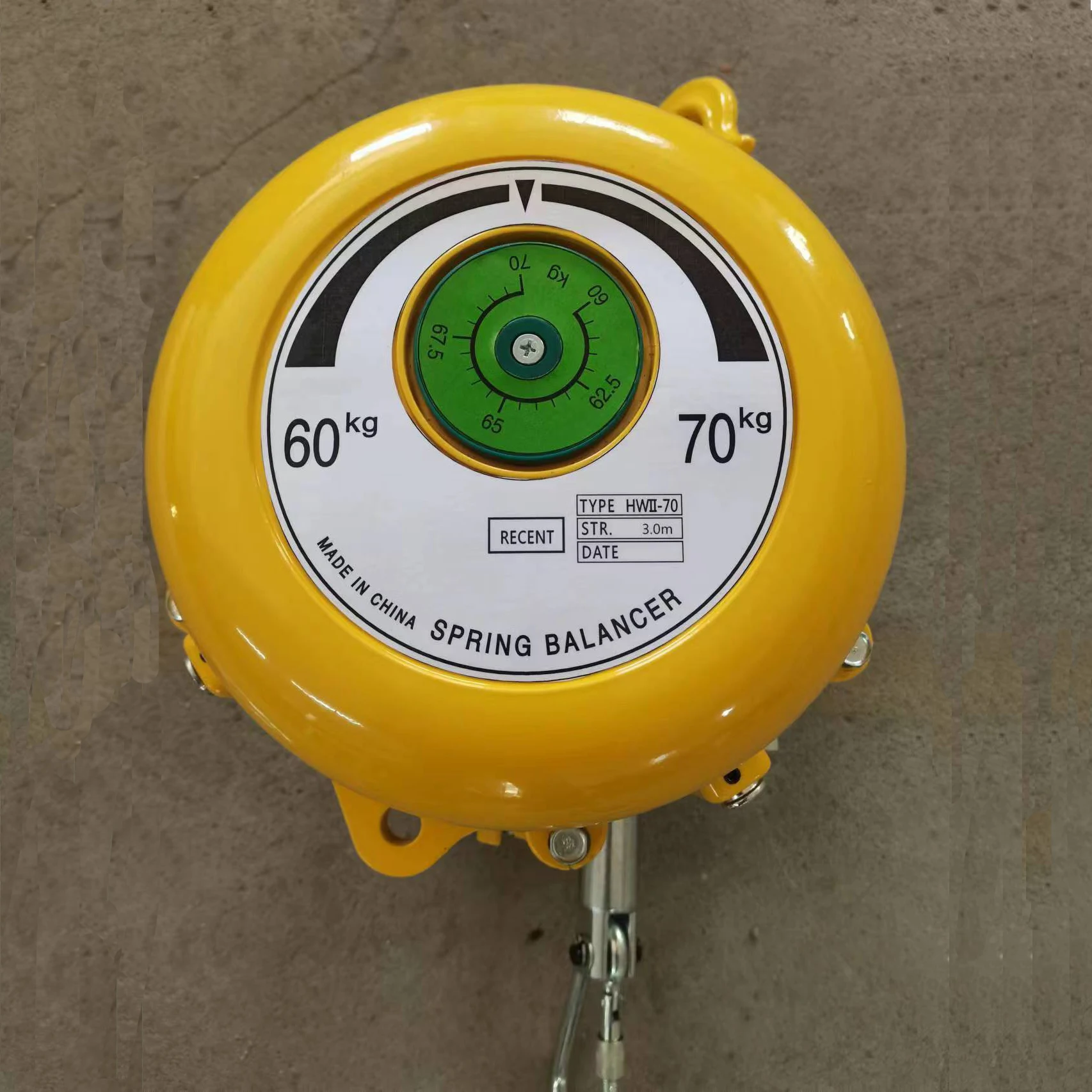 Zero Gravity spring balancer tool balancer for meat processing industry  50-60kg 60-70kg  3m