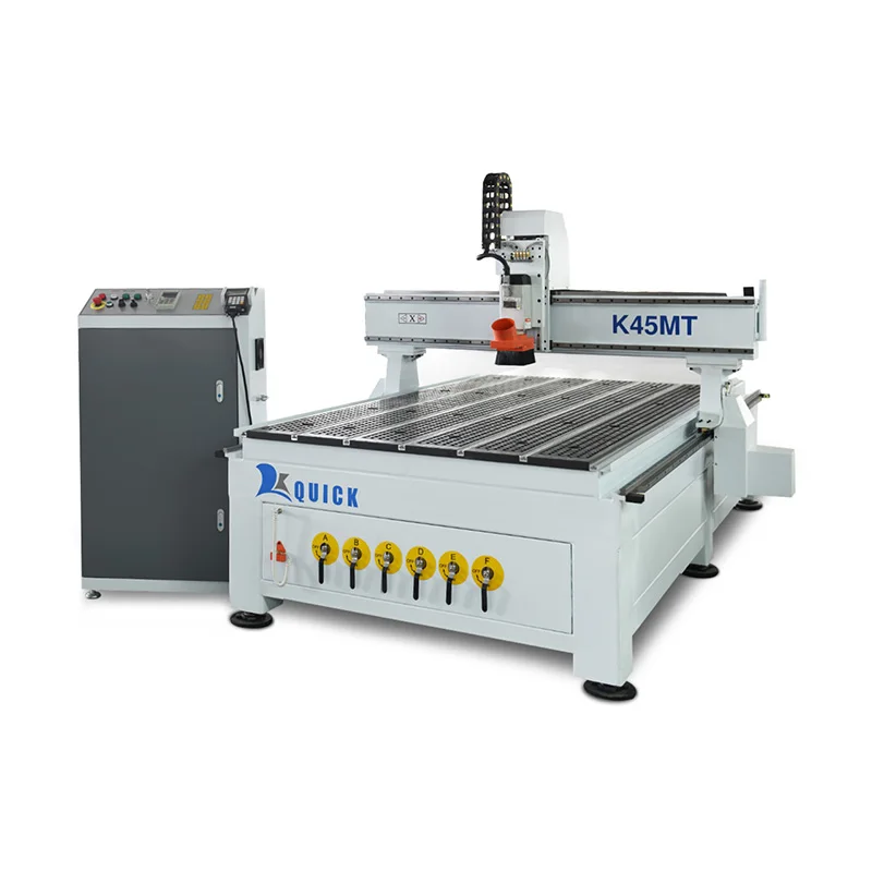 K45MT automatic 3d wood carving machine cnc router for aluminum