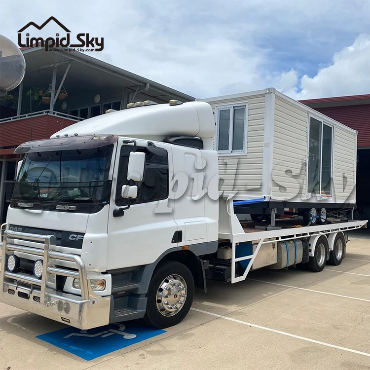 20ft 40ft China Prefab Container Office Portable Tiny Modular Light Steel Easy Install Expandable House Office