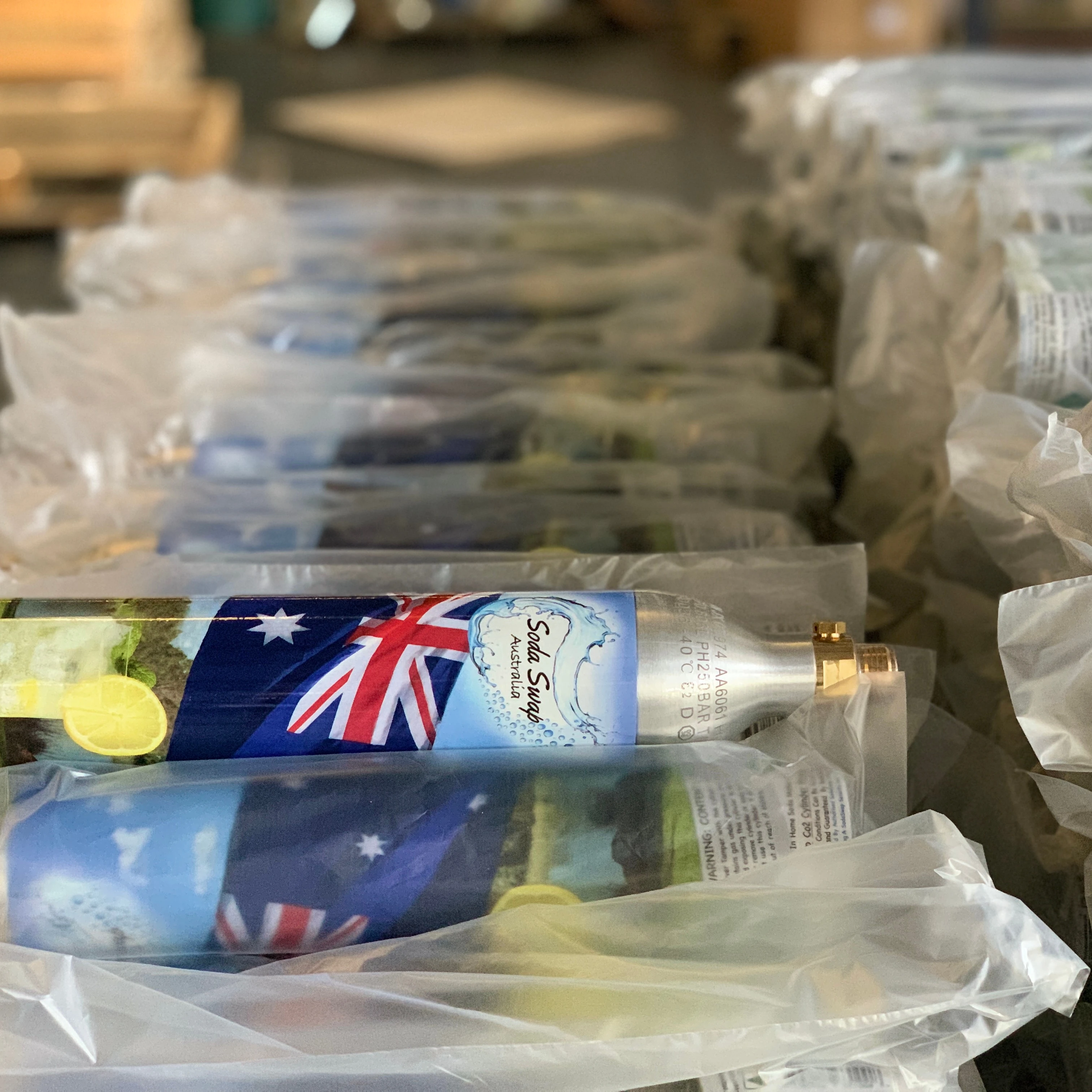 food grade co2 gas cylinder 0.6L aluminum tank for soda maker machine aluminum co2 tank