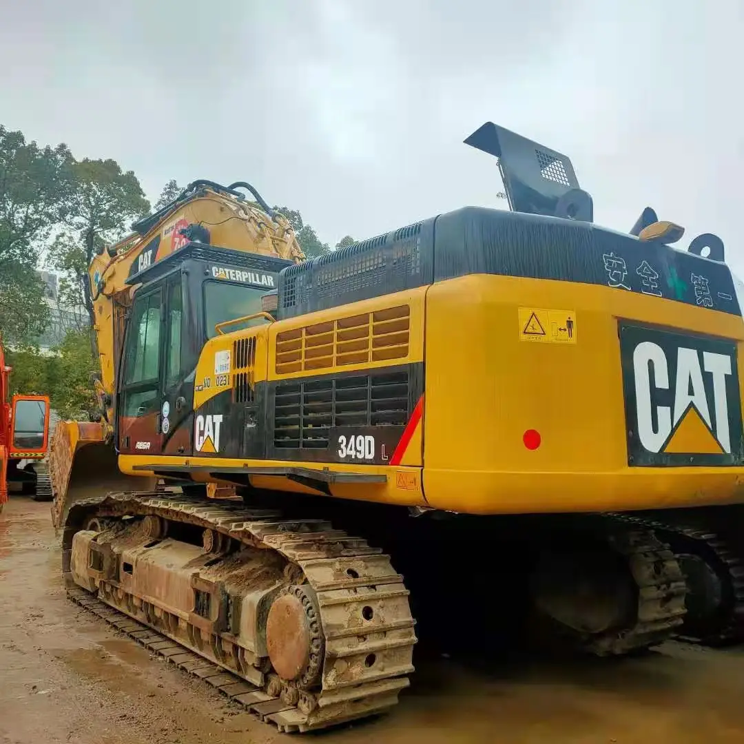 hot sale  50 ton Large Heavy Excavator Cat 349d crawler excavator Machinery used CAT349D excavator