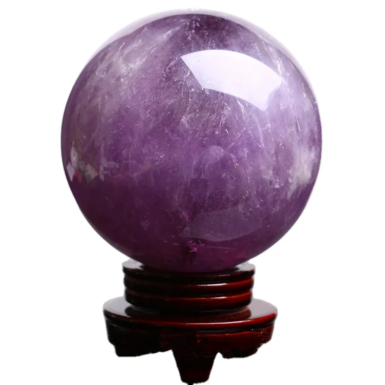 Wholesale Natural Amethyst Crystal Sphere Ball healing Crystal Sphere