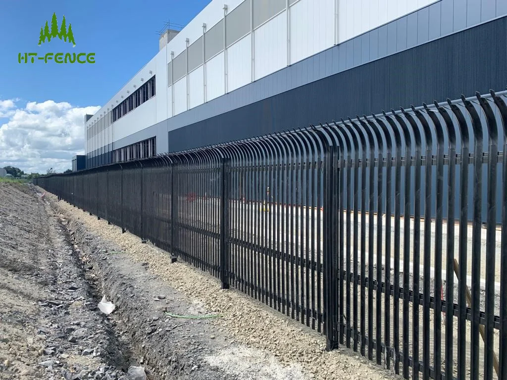 HT-FENCE Европейский садовый алюминиевый край частокол прочный металлический стальной забор Европейского типа