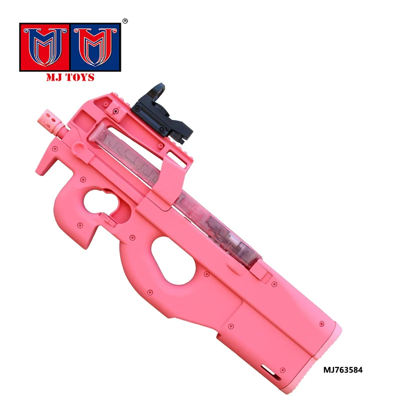 Hot Sale Wholesale Simulation P90 New Diy Assembly Shell Ejecting Toy Gun Pistol Water Bomb Accessories Gun