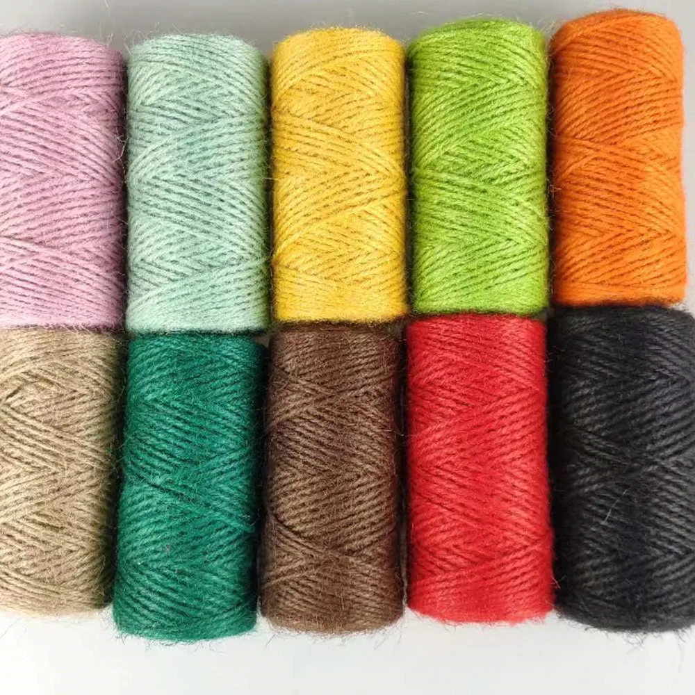 Jute rope 5mm coil 4mm 6mm 8mm20mm30mm home decoration DIY jute rope material used for basket making