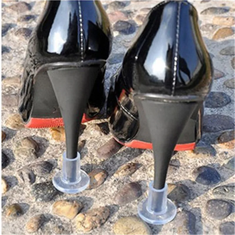Heel Stoppers Latin Stiletto Dancing Covers Silicone Heel Protectors Antislip High Heeler For Bridal Wedding Shoes Accessories