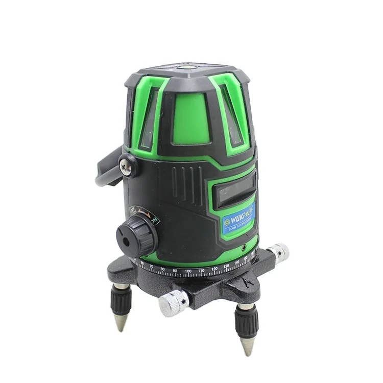 WUKI OEM 5 green lines big lithium battery best laser level for down lights
