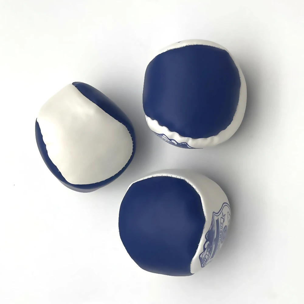 hot selling high quality cheap price two panel pvc hacky sack kick bean ball for promotion