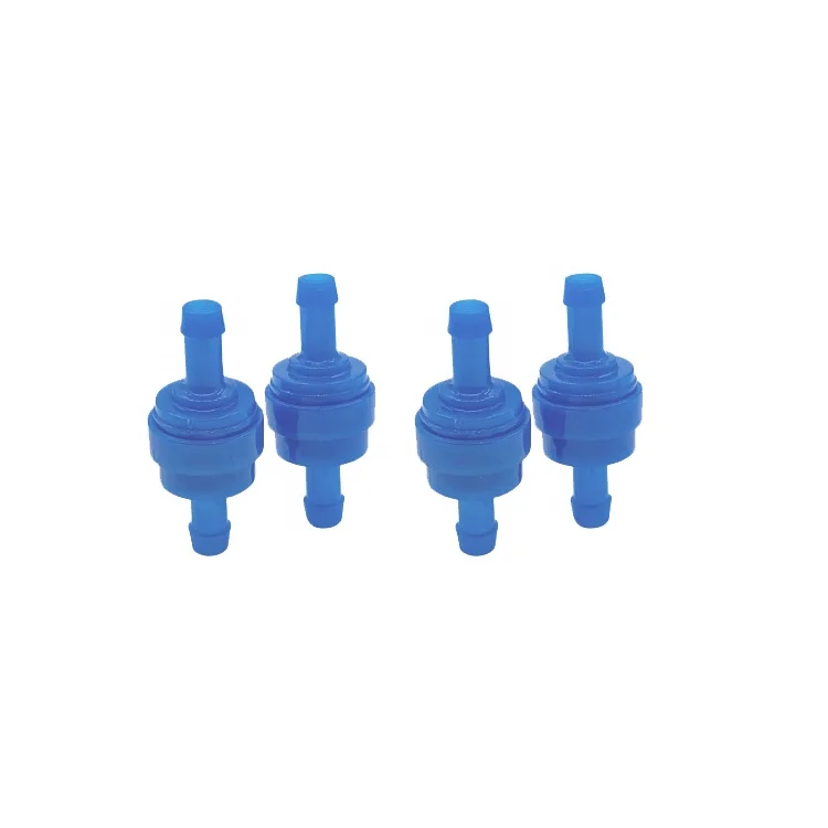 1/8 Low Pressure Pneumatic Spring Poppet Mini Air One Way Medical Plastic Check Valve