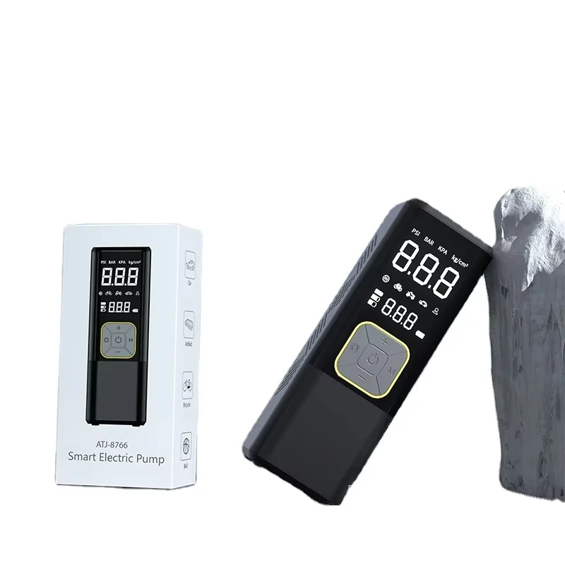 Electric miniature digital wireless portable cordless tire inflator automotive air pump cylinder, 21 cylinder fast inflation