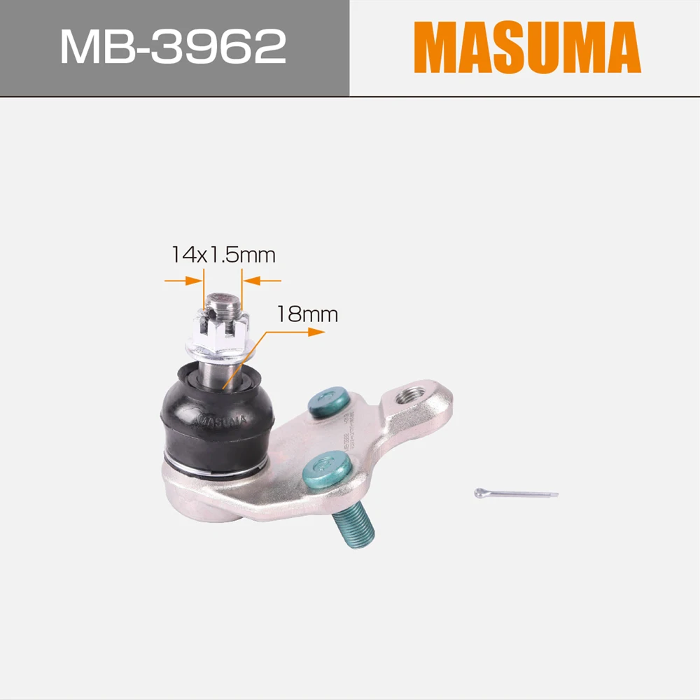 MB-3962 MASUMA Горячие предложения в Центральной Азии универсальный шарнир для 2003-2008 японских