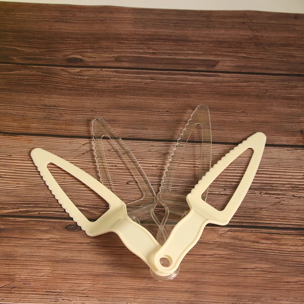 disposable butter knife plastic knife for birthday cake custom knife