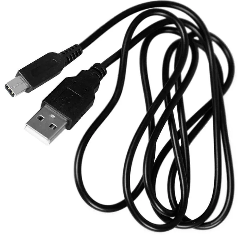 1 2 м USB кабель для Nintendo Новый 3dsll NDSI 2DS 3DS 3dsxl зарядный черный