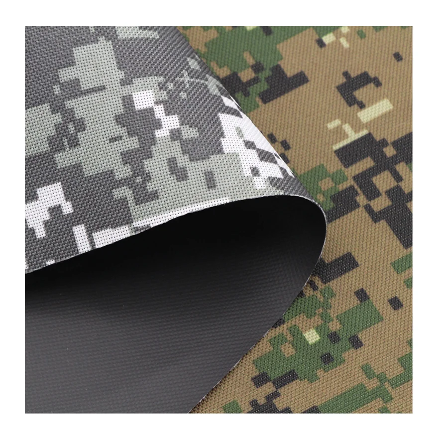 high quality 100% polyester camouflage oxford PVC coated waterproof  for outdoor