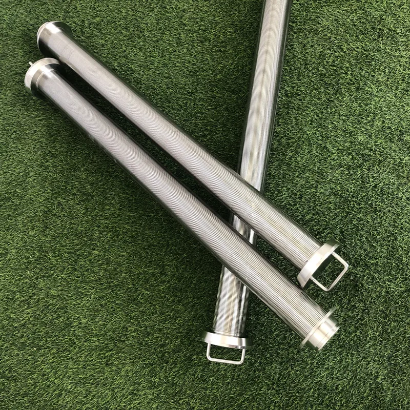 316 stainless steel slot 25um Johnson screen pipe