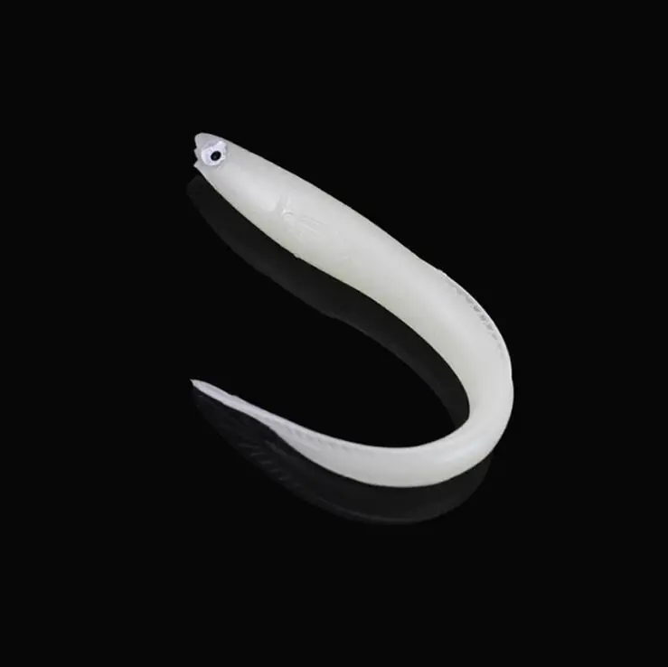 New Crazy 14cm 6.3g Soft Fishing Lure Seabass Artificial Bait Silicone Electric Eel Shad Eel Needfish Fishing Tackle