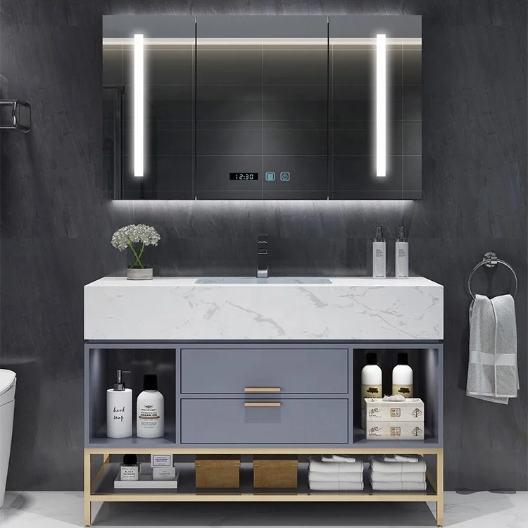 wholesale customized wood bathroom furniture bathroom vanity bathroom cabinet
