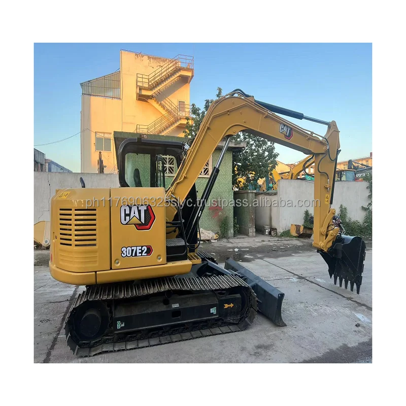 Гусеничный экскаватор Caterpillar 307E2 отличное состояние Komatsu Hyundai Volvo Kubota продажа подержанных экскаваторов