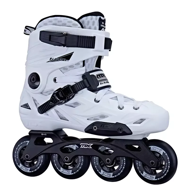 Flashing 4 Wheel Slalom Abec7 Bearing Inline Roller Skate Skates