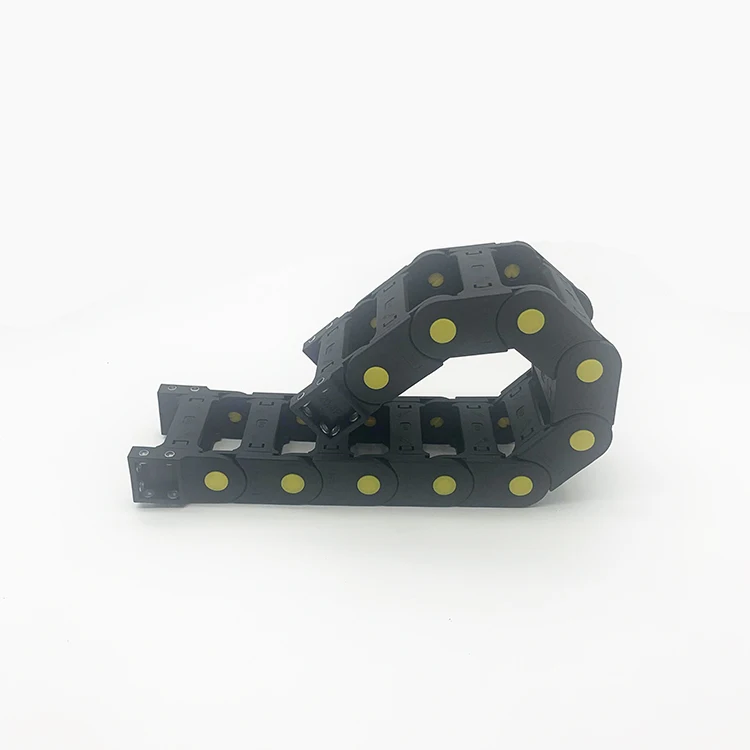Hot Selling Plastic Drag Chain Plastic Cable Chain Black Color Plastic Cable Carrier Drag Chain