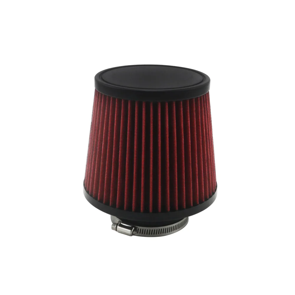 AUSO Universal Auto Parts High Flow 76MM/100MM Modification Inlet Air Filter For Universal Car