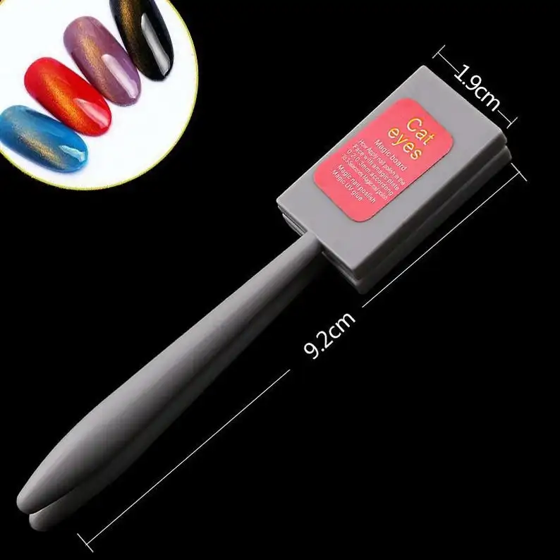 3d 5d 9d Гель-лак с двумя головками, кошачий глаз, магнитная палочка, высокое качество, сильный магнит «кошачий глаз» для дизайна ногтей, «сделай сам»