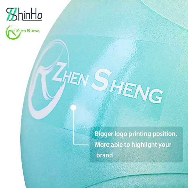 Zhensheng factory price anti burst pilates ball eco friendly pvc gym fitness yoga ball