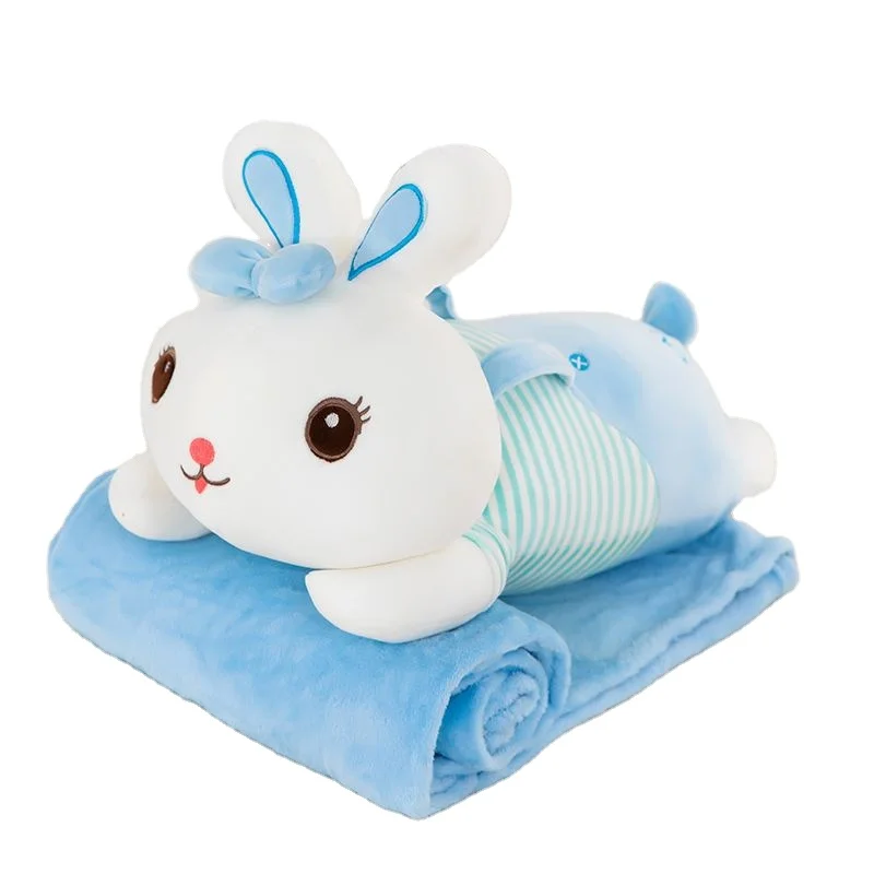 Plush toy pillow 2-in-1 blanket nap blanket Car pillow blanket
