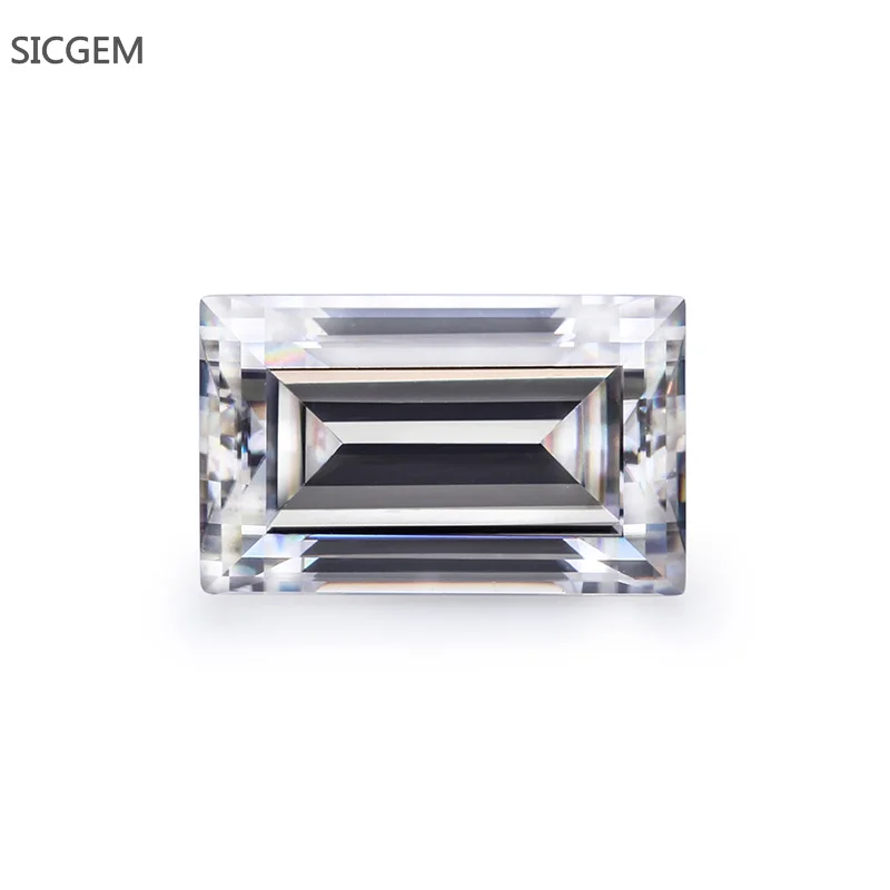 New arrival Moissanite Wholesale Price mini Size Stone D color VVS1 clarity Baguette Diamond Cut loose moissanite diamonds