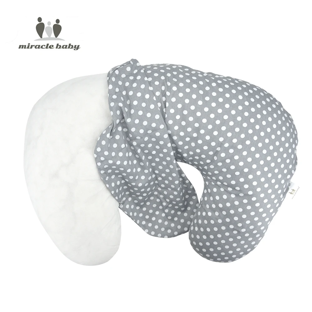 Miracle Baby Nursing Pillow Case U Shape Knitted Abstract Pillow Cover Washable Pregnancy Pillowcase Breastfeeding Pillow Cover