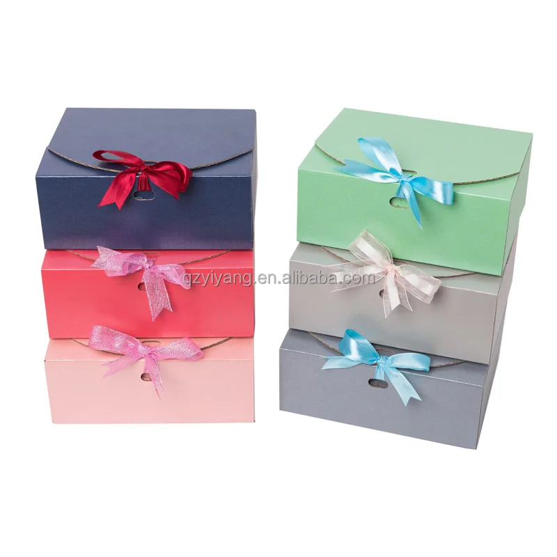Custom Cute Pink Gift Package Kraft/Craft Packaging Paper Boxes Box Packaging With Logo