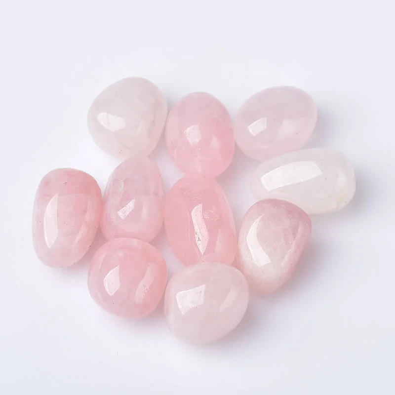 Fast Shipping Polished pink quartz Gem Rose Quartz Tumble Heart Chakra